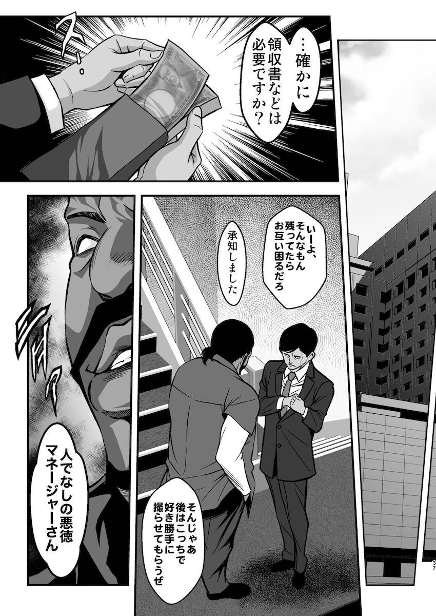 グラビアデビューした羽川翼だったが所属している悪徳プロダクションに騙され撮影チームのクズ男たちにパコられる！催眠アプリでハメ撮りAVデビュー！ <> 036