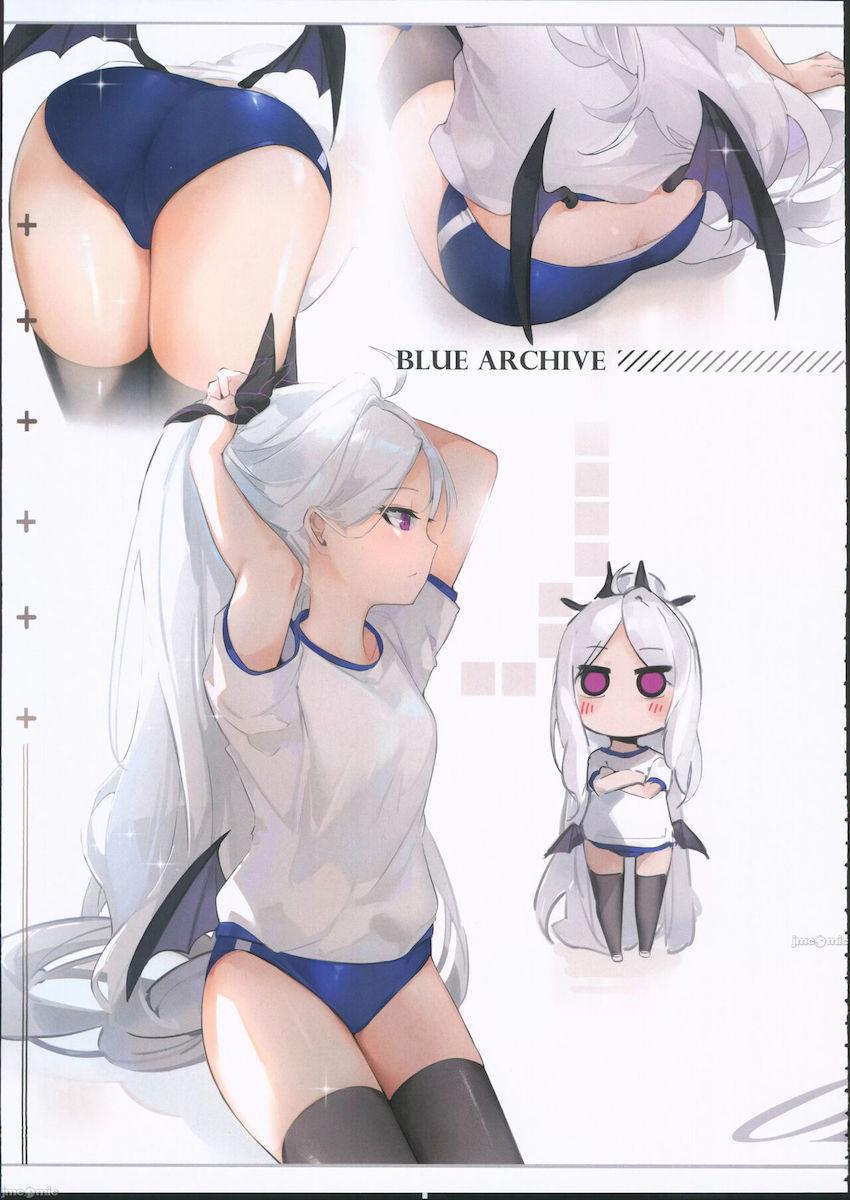ブルアカ女子の水着イラストやコスプレ、えちえちシーンを詰め合わせたフルカラー本 <> 011