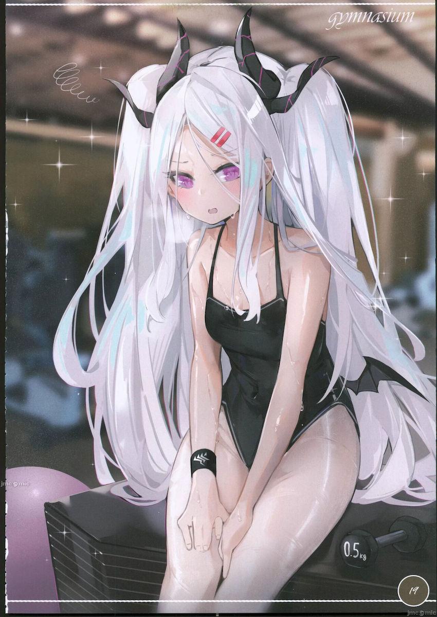 ブルアカ女子の水着イラストやコスプレ、えちえちシーンを詰め合わせたフルカラー本 <> 020