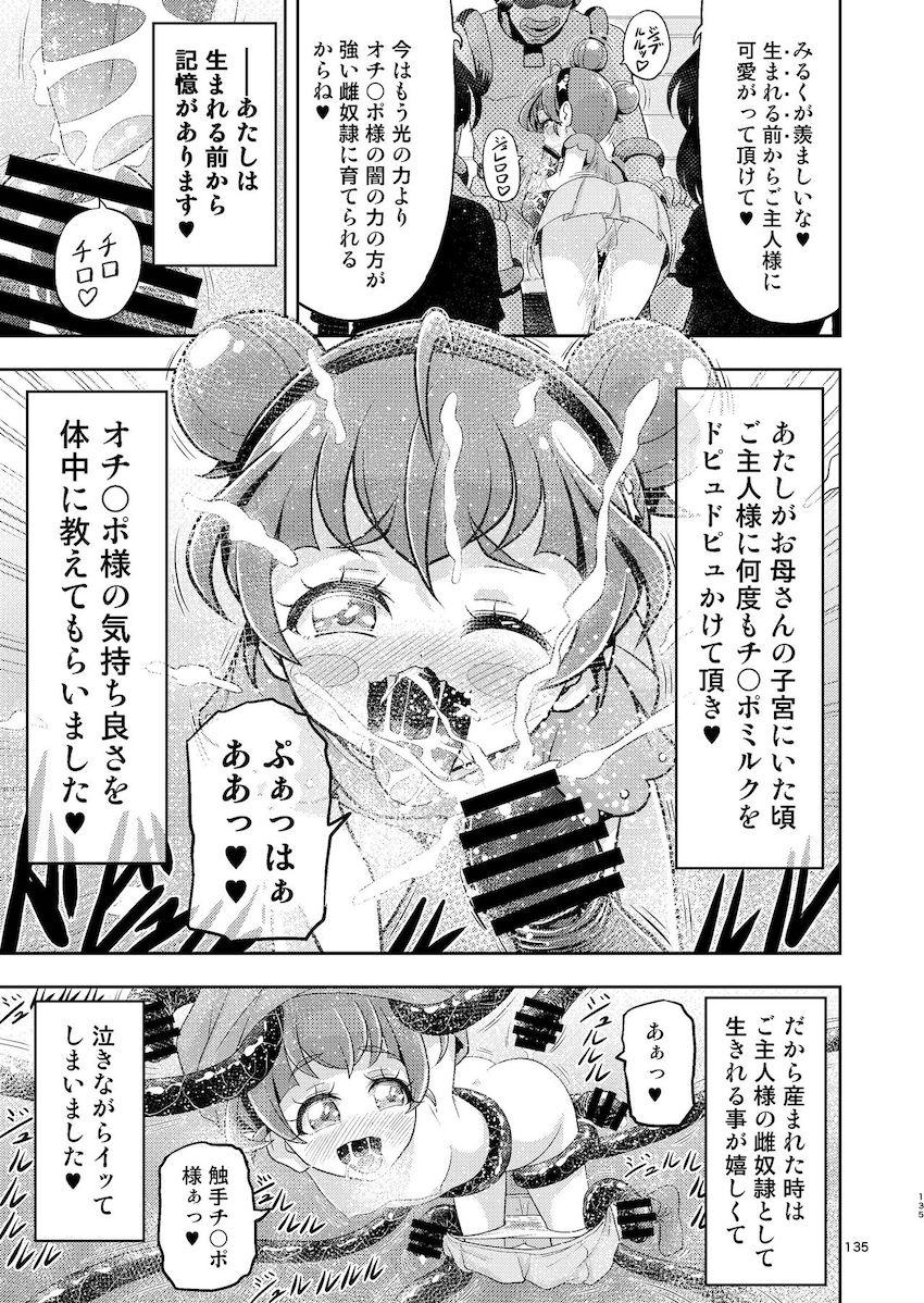 ザコ敵の催眠能力で常識改変させられたスタプリのプリキュアたちが従順雌豚奴隷に堕とされる！ <> 131