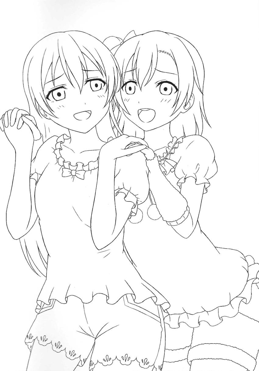 海未ちゃんの可愛い寝顔を見て我慢できなくなっちゃったふたなりスクールアイドル穂乃果ちゃん <> 003