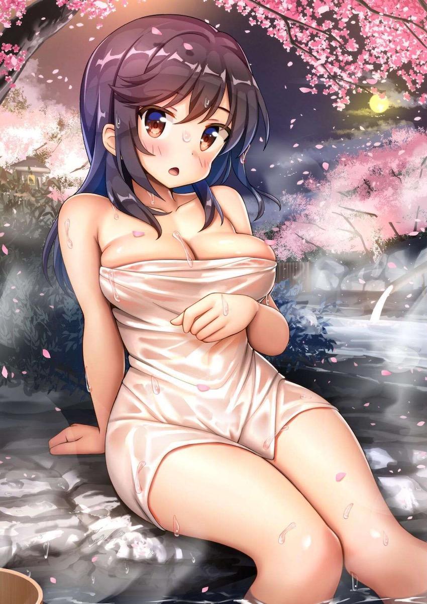 混浴露天風呂でおじさんたちにイタズラされてお漏らししちゃうロリ巨乳JS一条蛍ちゃん <> 1