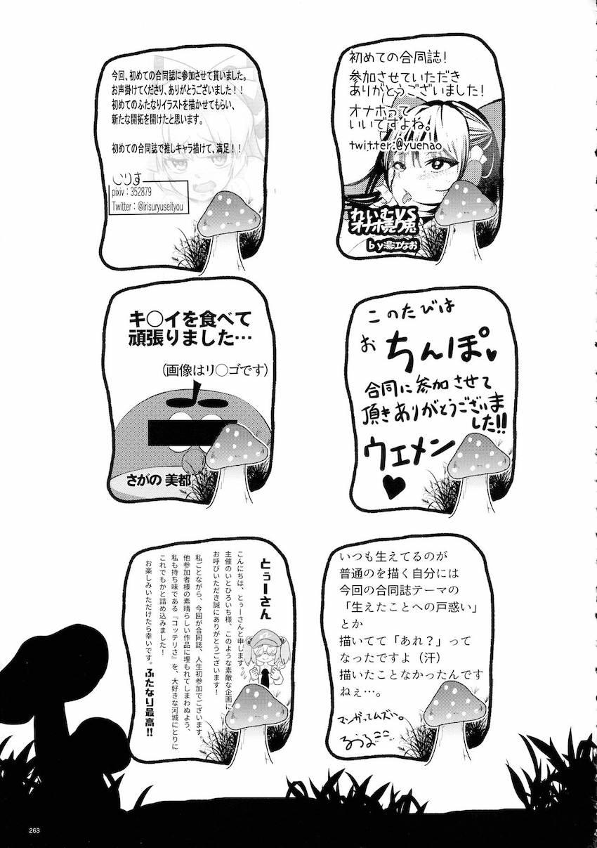 【後編】ふたなりチンポでパコパコレズセックスしまくる幻想郷の少女たち【合同誌】 <> 133