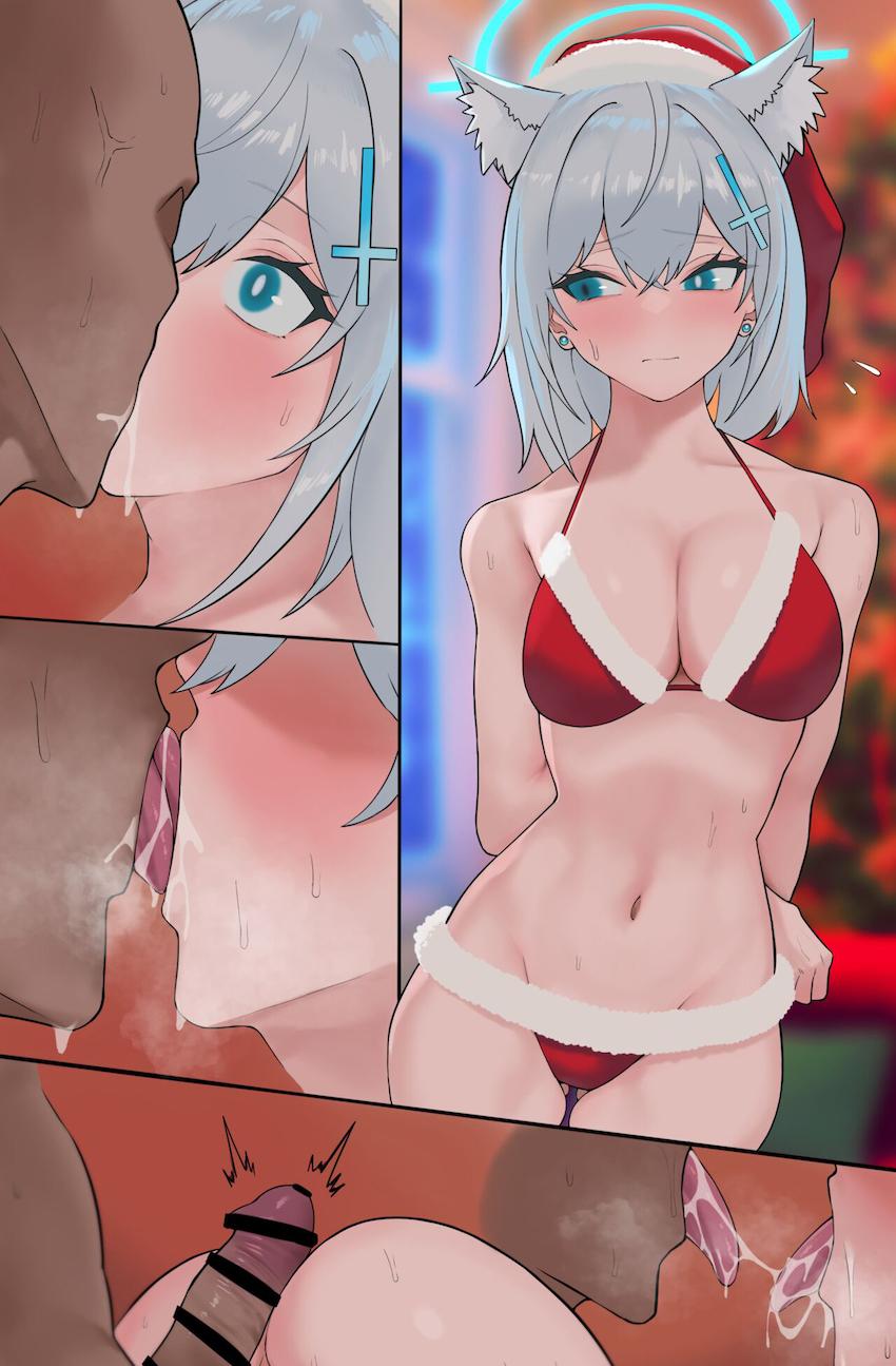 ビキニサンタの砂狼シロコと即ハメ中出しセックス <> 1