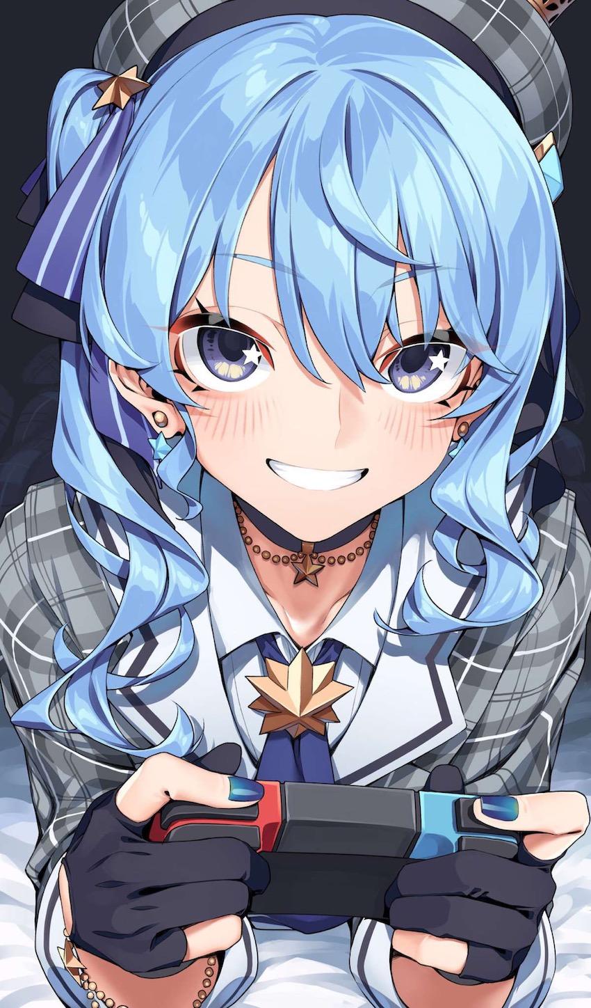 星街すいせいちゃんのプリケツマンコにデカチンピストン生中出し！ <> 1