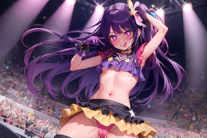 大観衆のライブステージで駅弁ファックしちゃう星野アイ <> 024