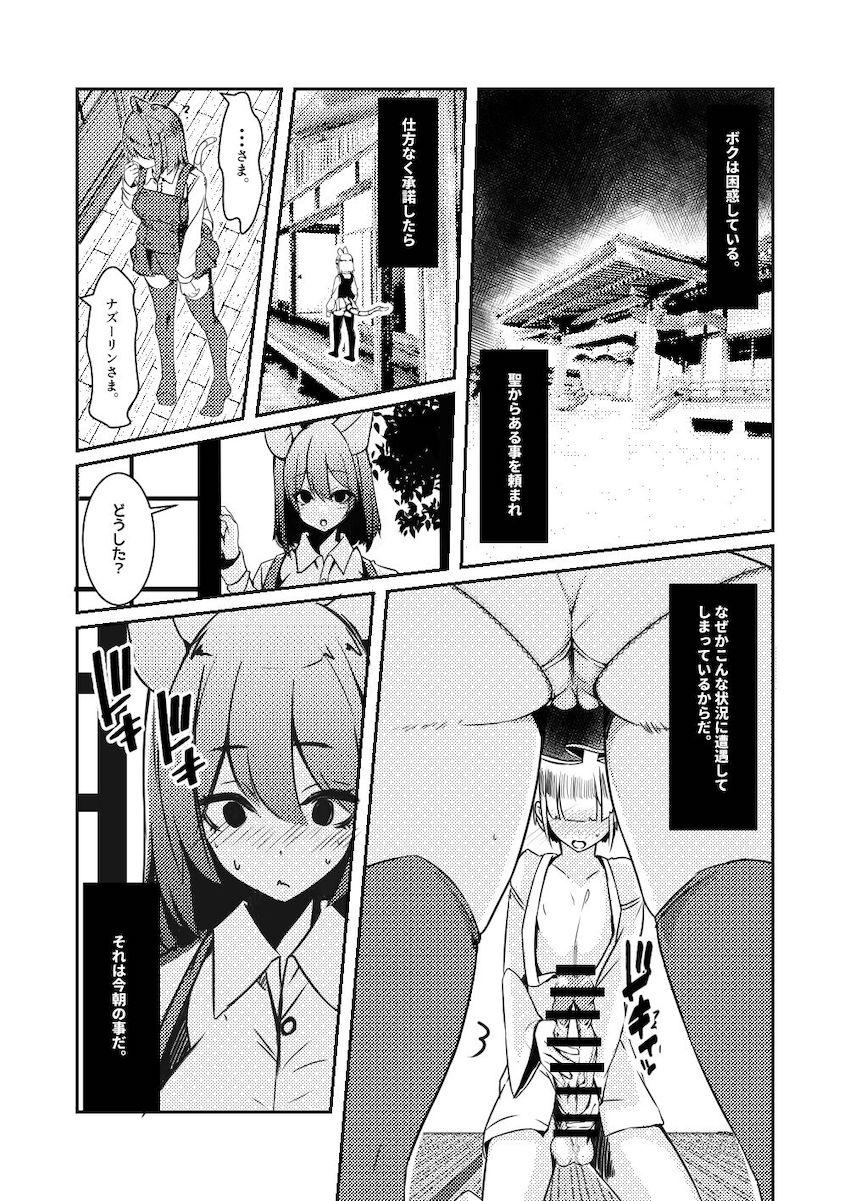 新人修行者の射精管理をするうちに自分も欲求不満になってしまったナズーリンの話 <> 002