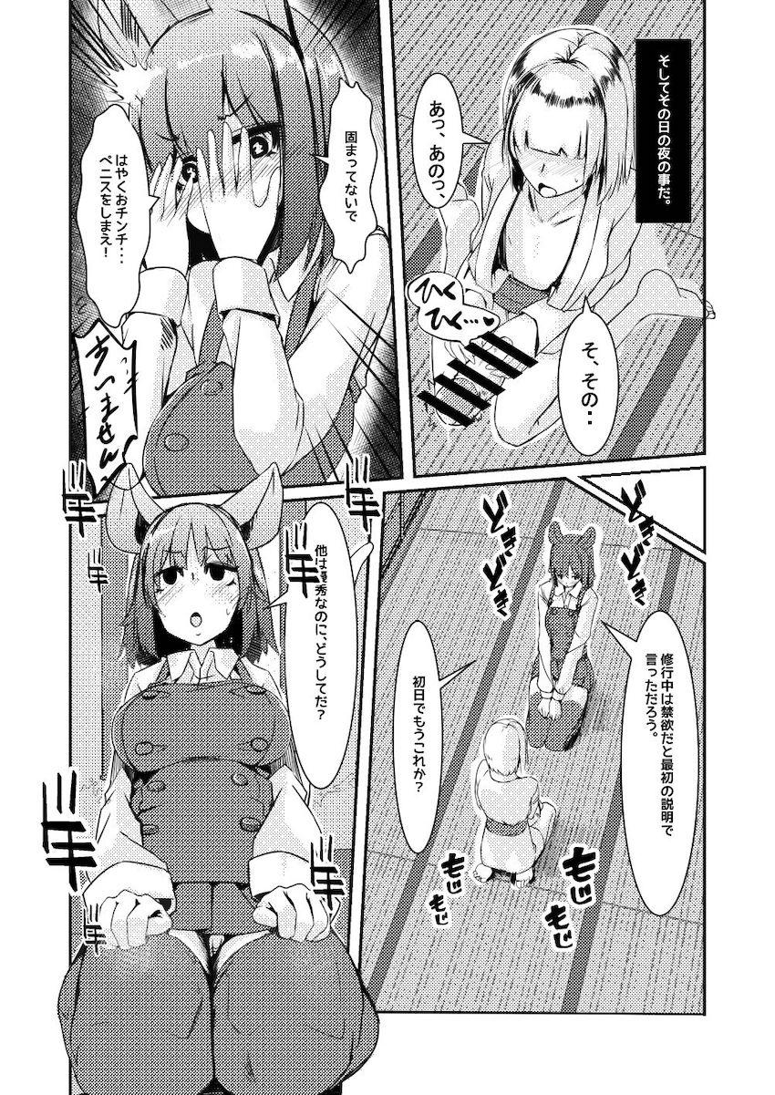 新人修行者の射精管理をするうちに自分も欲求不満になってしまったナズーリンの話 <> 005