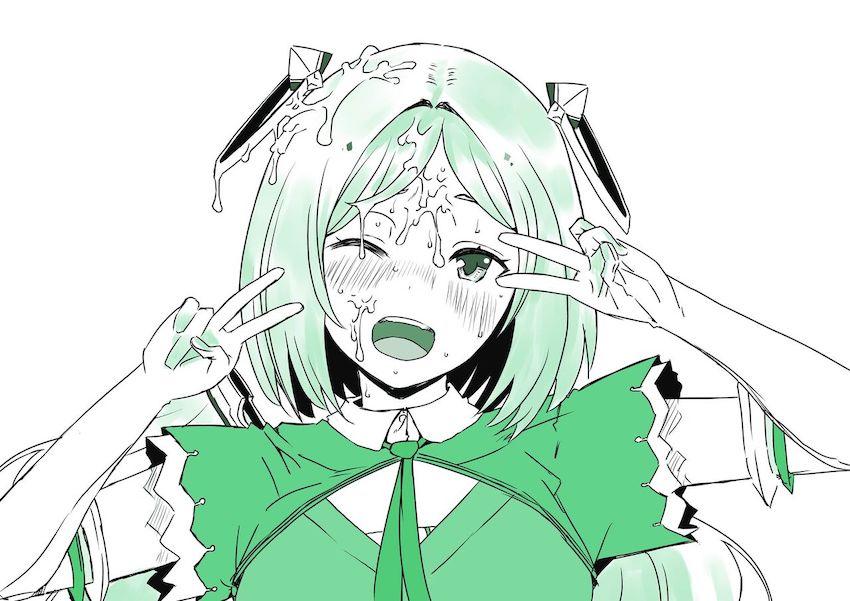 ホロライブWピースで顔射集 <> 004