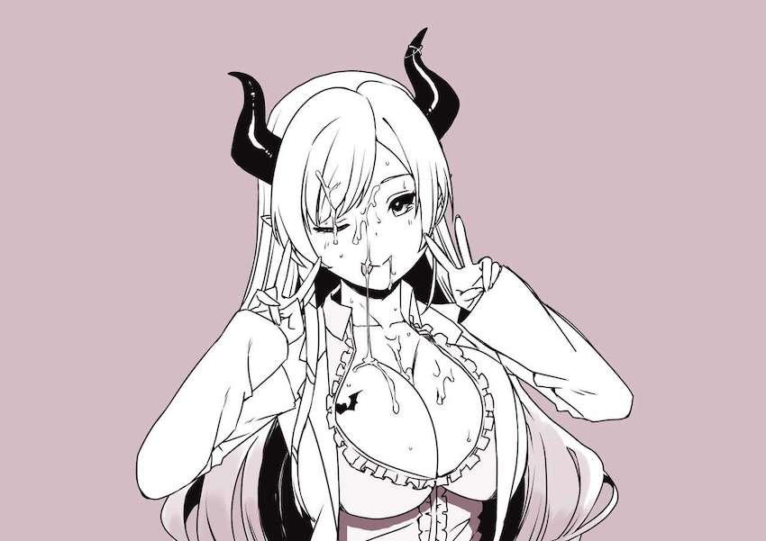 ホロライブWピースで顔射集 <> 011