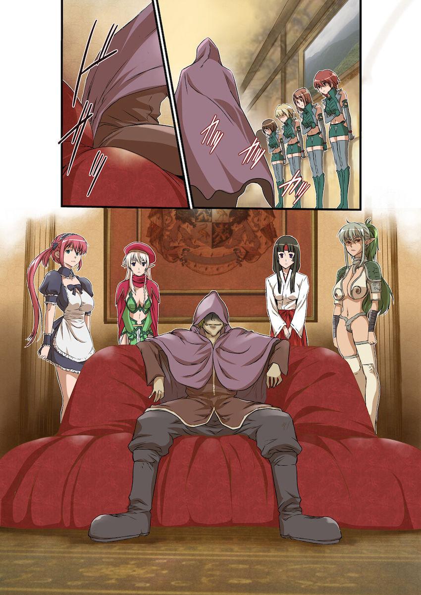 大陸中に名を轟かす凄腕女闘士たちを洗脳してハーレムセックス！ <> 018