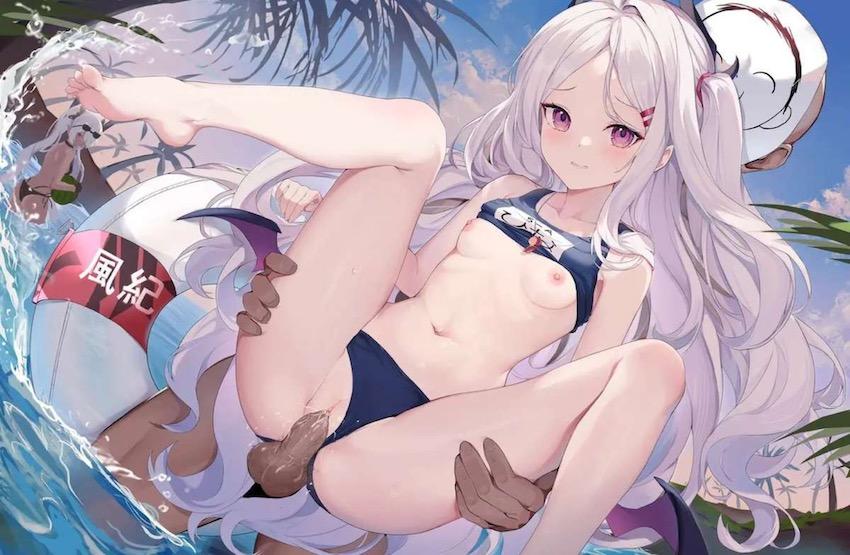 後ろ抱っこでヒナちゃんに生中出し！ <> 012