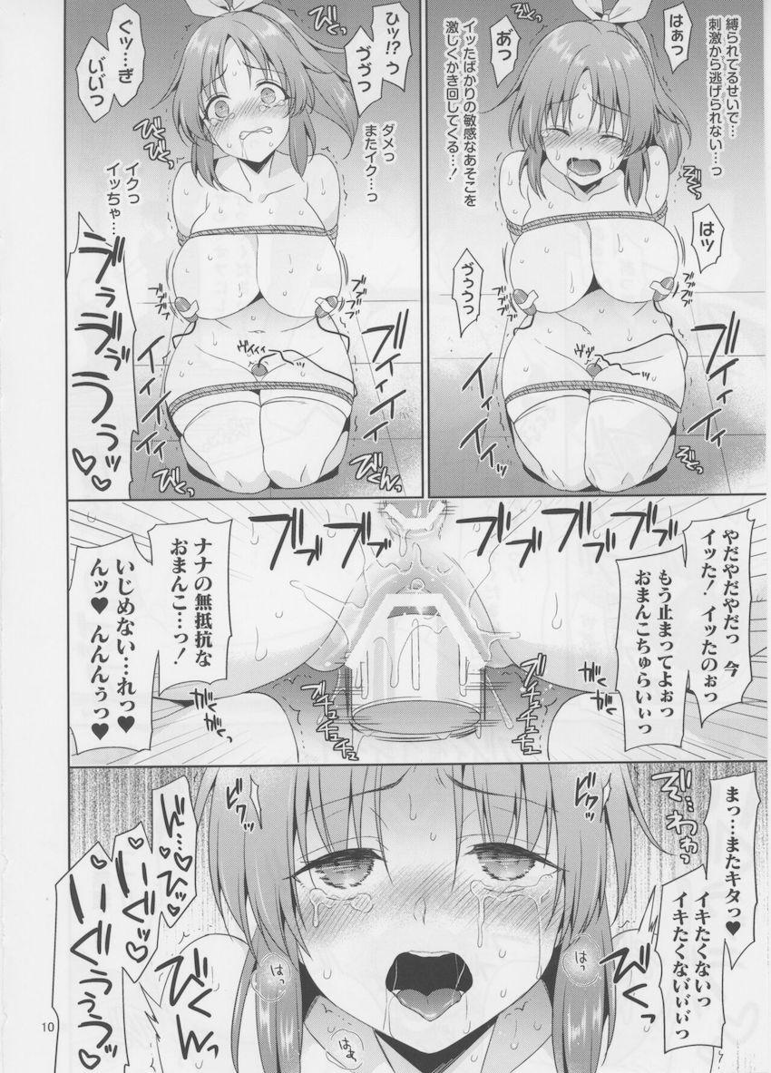 鬼畜レイパーたちにオモチャにされる安部菜々。イカされ続けて脳ミソおかしくなっちゃう！ <> 009