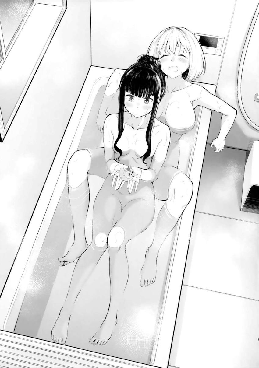 千束とたきなの同居生活を描いた日常イラスト集 <> 004