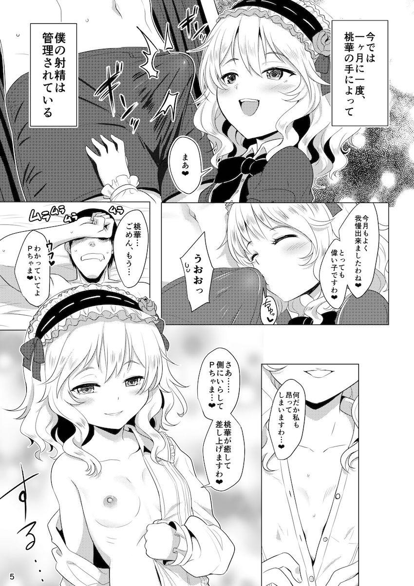 母性溢れるロリママ桃華に射精管理されるP <> 004
