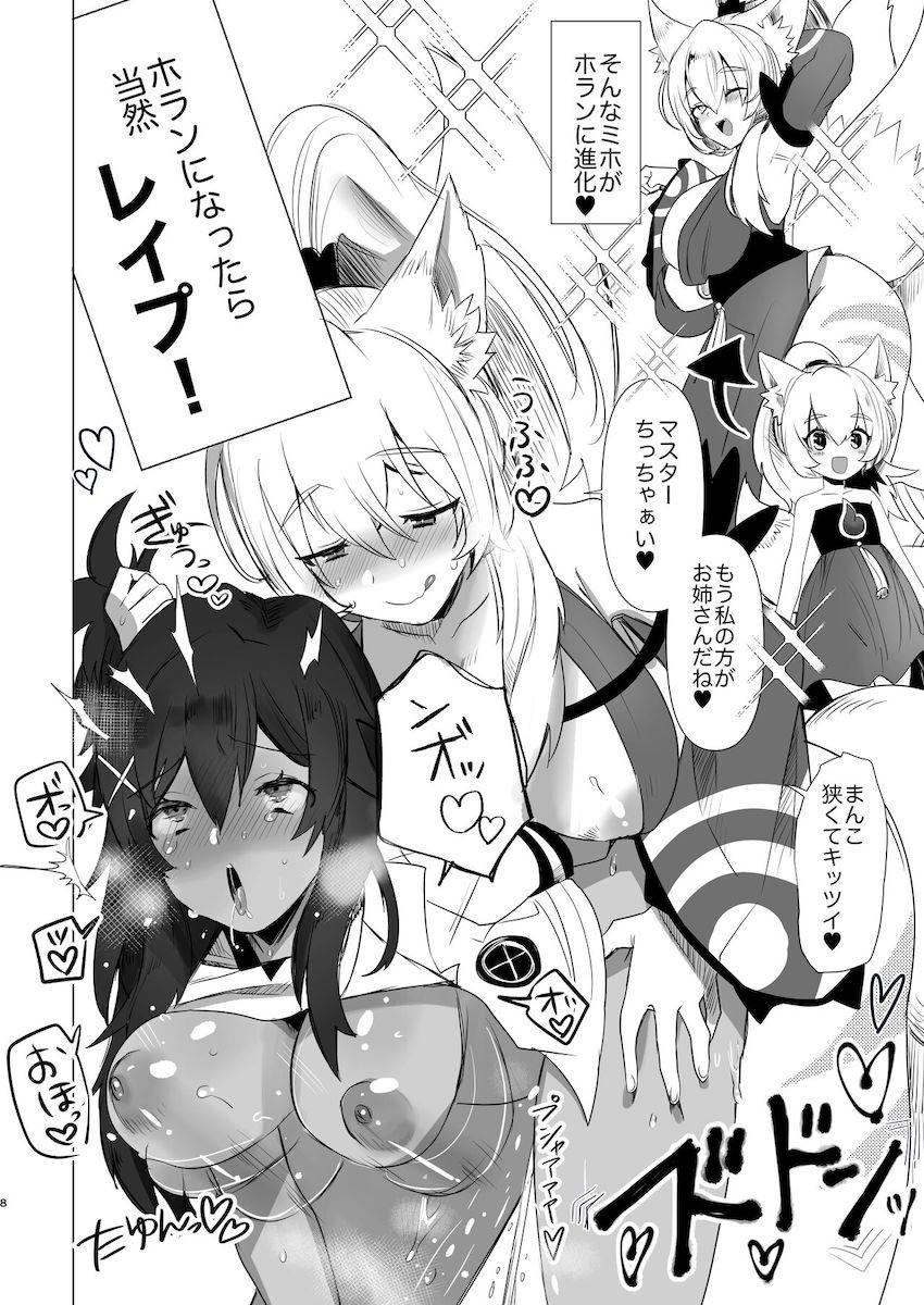 ふたなりロリ狐娘を痴女っておねロリ性活をエンジョイしていた変態褐色マスター。しかし狐娘が大きく成長し立場が逆転！種付け交尾で腹ポテ肉便器堕ちしちゃう！ <> 007