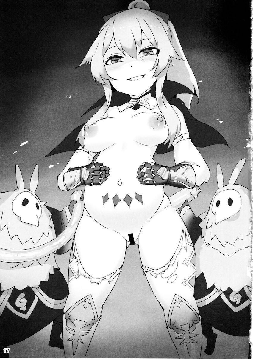 悪堕ちヒルチャール化した蛍とエウルアに犯されるジン！ <> 016