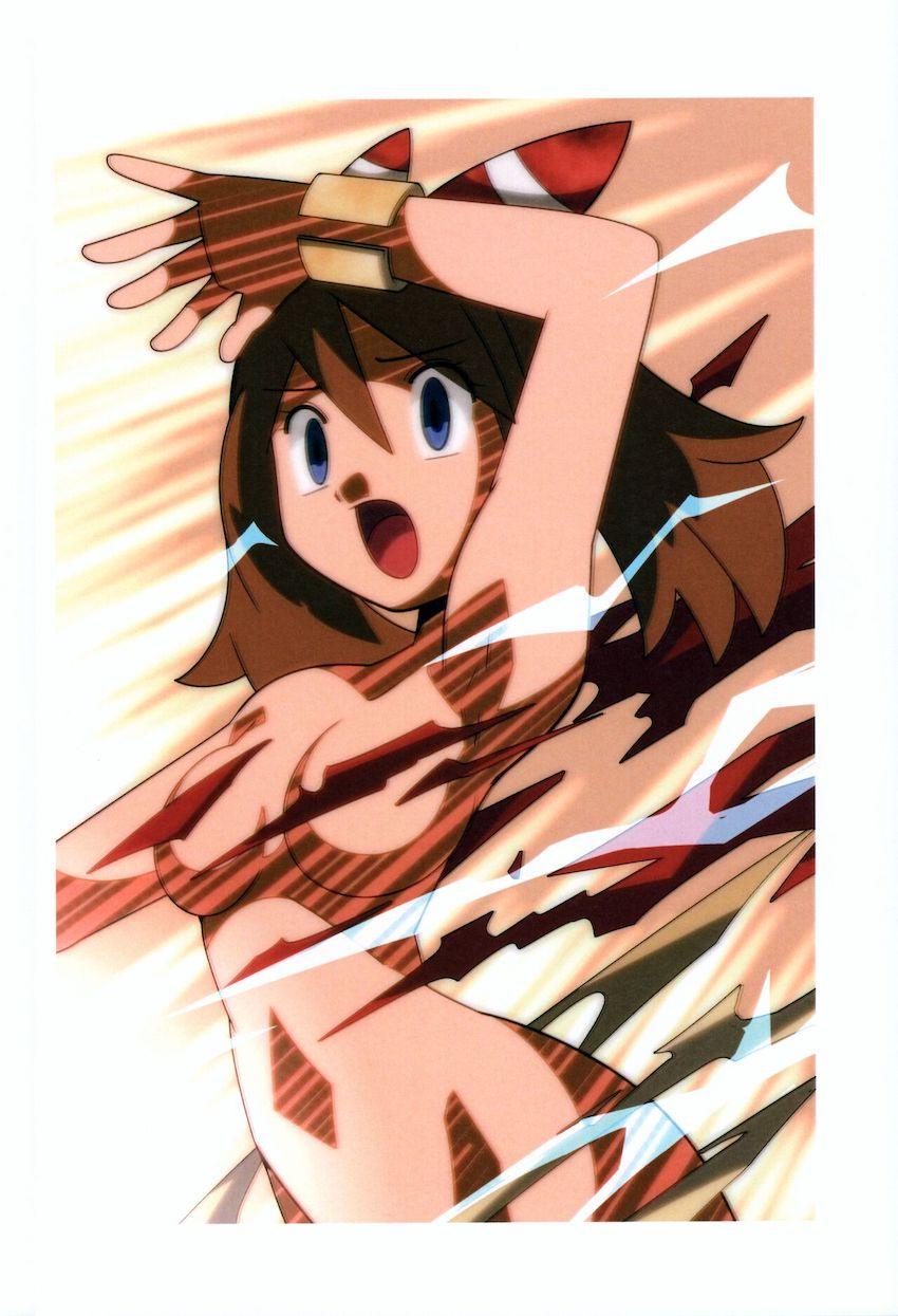 メガシンカで服がはじけ飛ぶイラスト本 <> 015