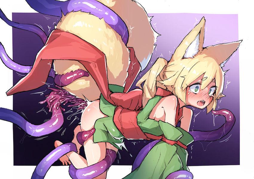 可愛い女の子たちが触手に犯されるフルカラーイラスト詰め合わせ <> 004
