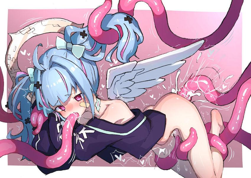 可愛い女の子たちが触手に犯されるフルカラーイラスト詰め合わせ <> 021