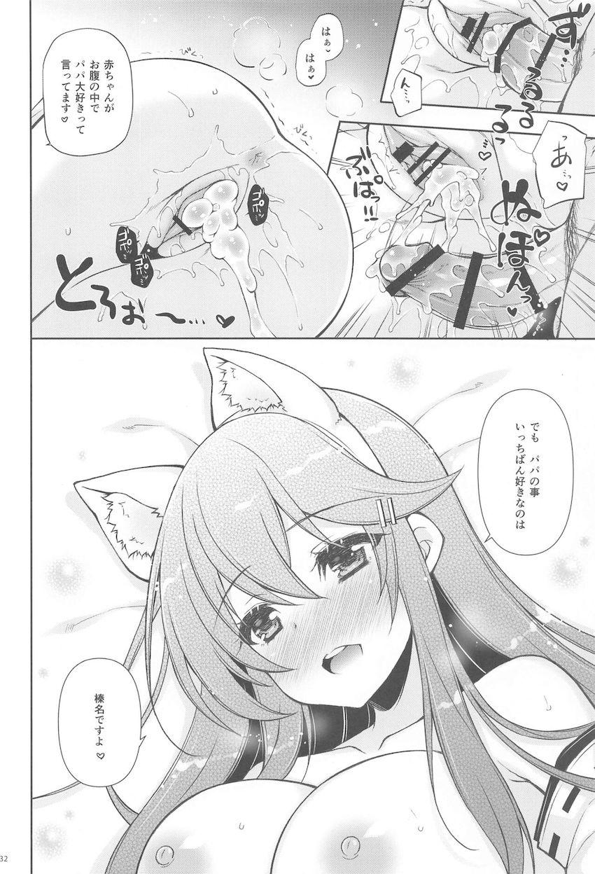 そろそろ赤ちゃんが欲しくなった榛名にねだられイチャラブ子作りセックスする話 <> 031