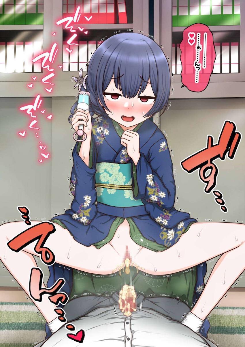 和服姿の杜野凛世と騎乗位えっち！ <> 041