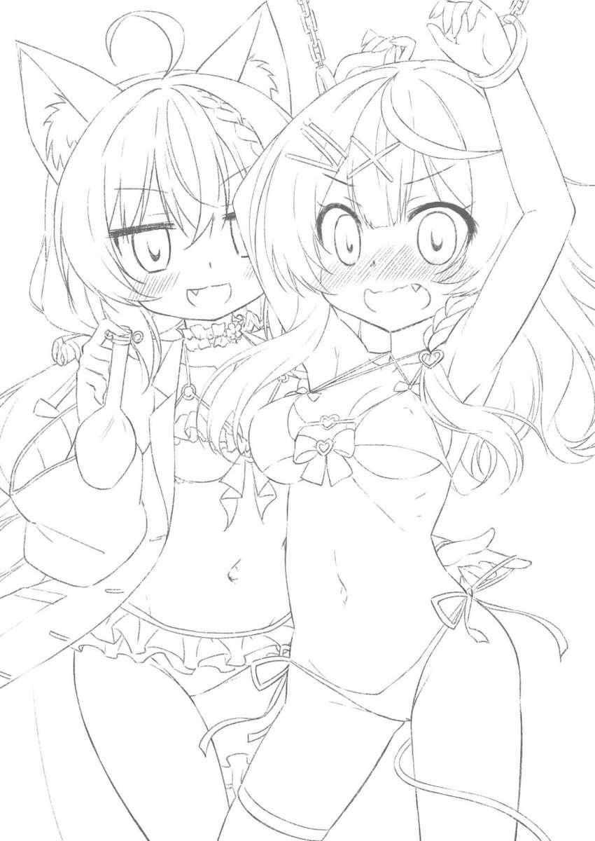 博衣こより＆沙花叉クロヱの採尿レズプレイ <> 003