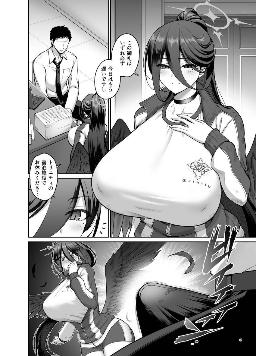羽川ハスミ＆浦和ハナコの超乳ムチムチコンビとキンタマ空っぽになるまでハーレム3Pセックス！ <> 003
