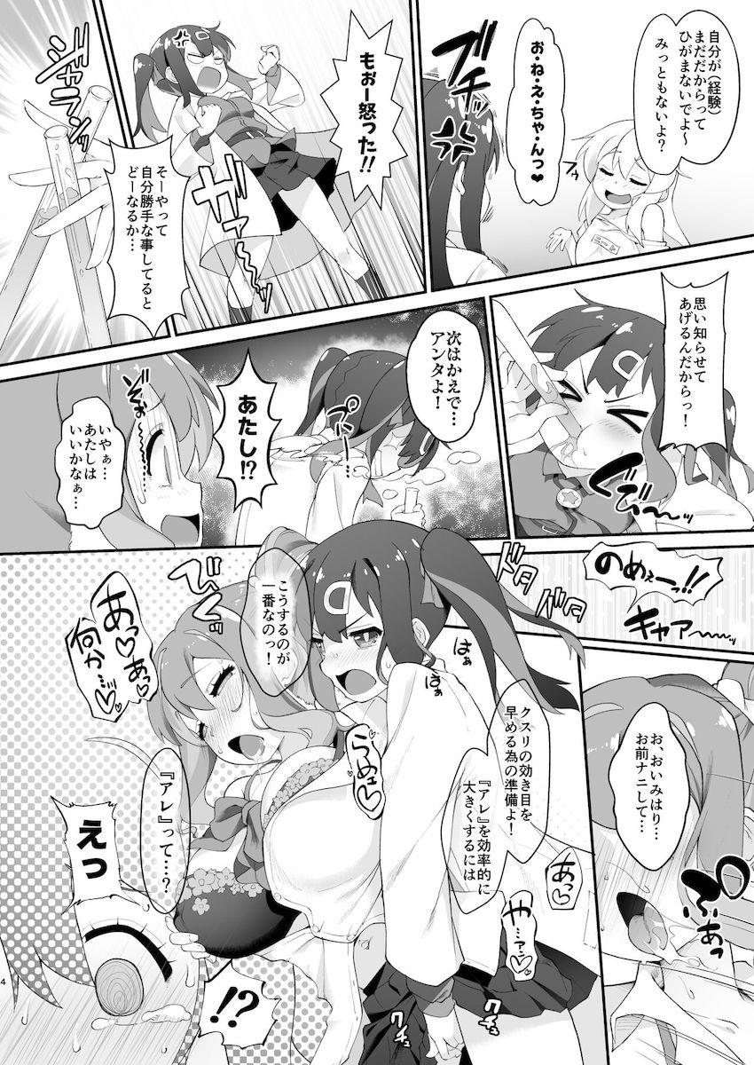 すっかりビッチになってしまった女体化お兄ちゃんをふたなり棒でお仕置きする本 <> 003