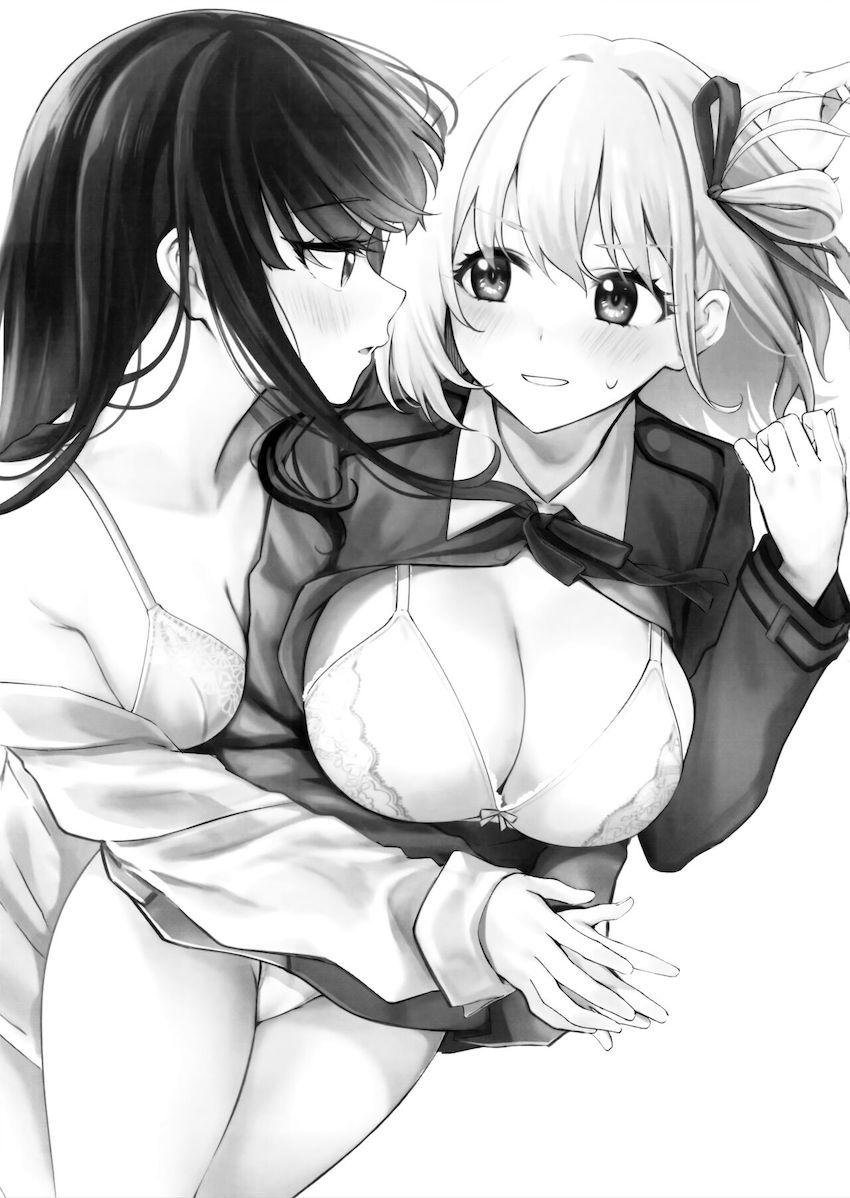 千束とたきなの自宅ラブラブえっち <> 002