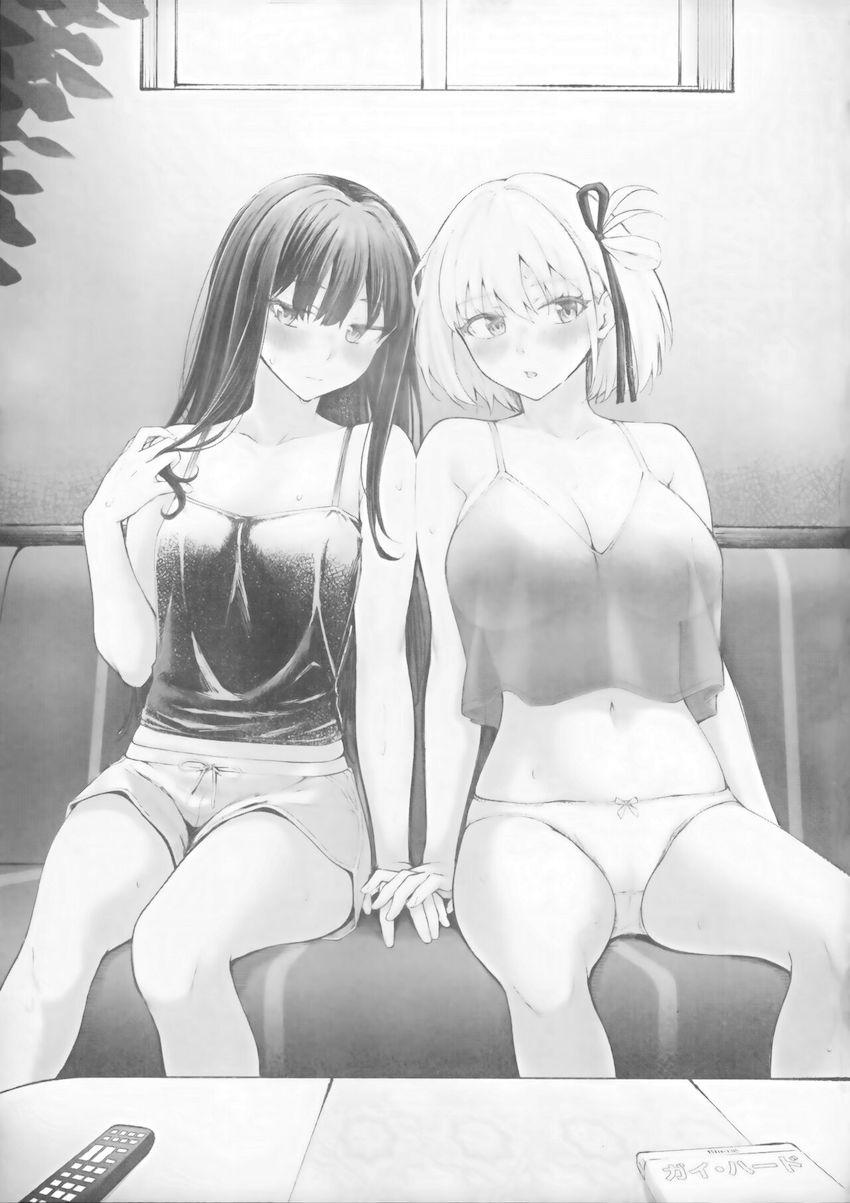 千束とたきなの自宅ラブラブえっち <> 026