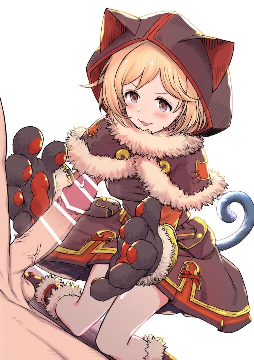 黒猫道士ジータちゃんの肉球手コキ <> 007