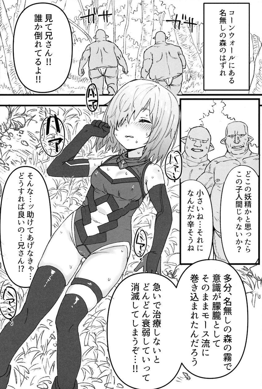 優しきオーク兄弟に保護されるマシュ <> 005