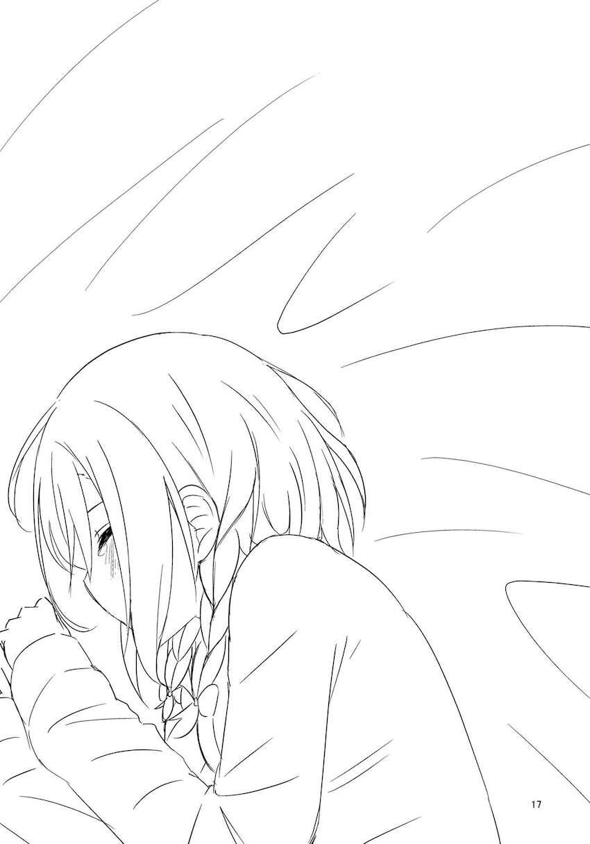 紗夜とつぐみの百合エッチを覗く日菜の図 <> 016