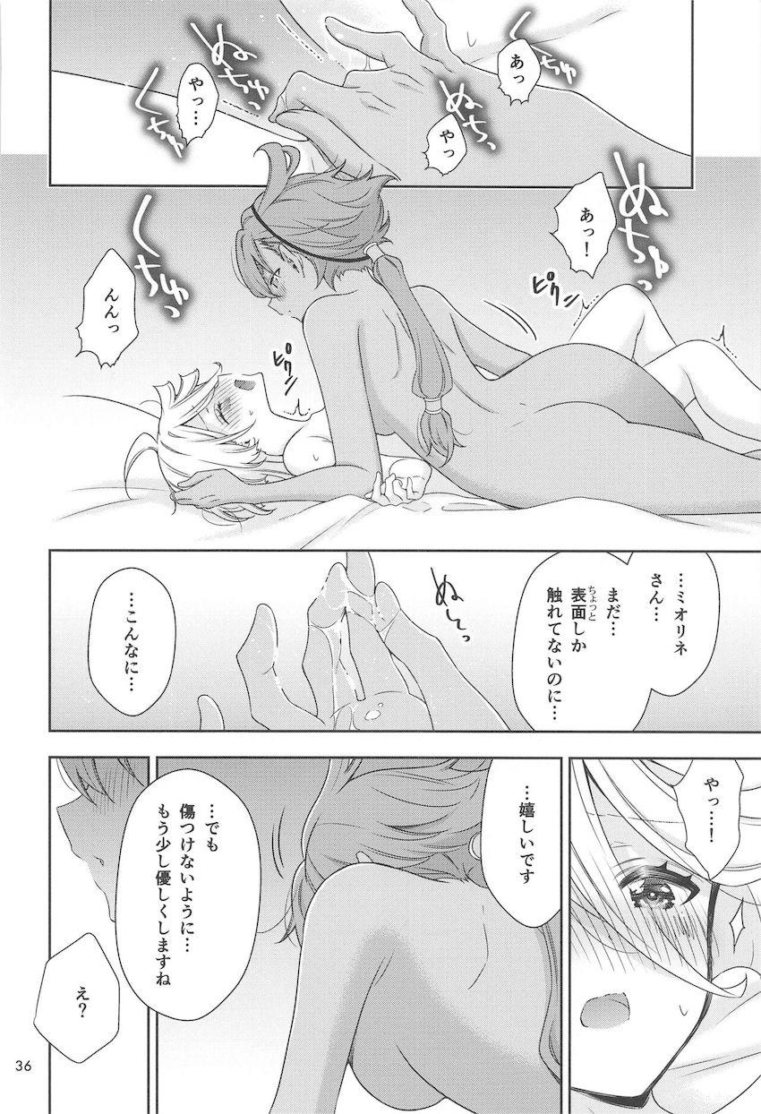 スレミオはじめての純愛百合えっち <> 034