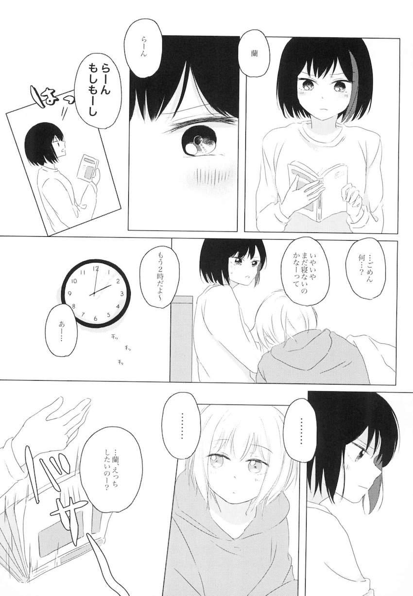 素直になれない蘭と名探偵モカ <> 002