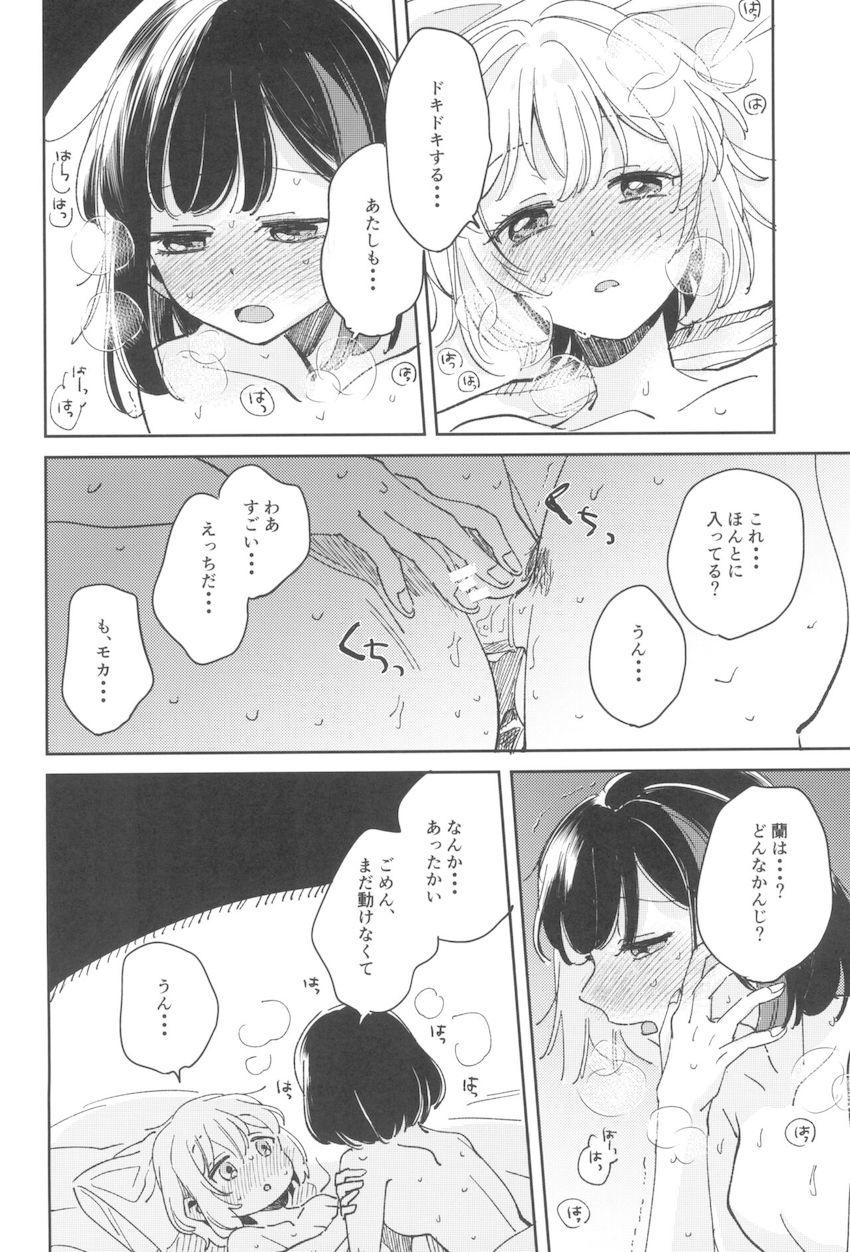 朝起きたらおちんぽ生えてた蘭がモカとSEXする話 <> 027