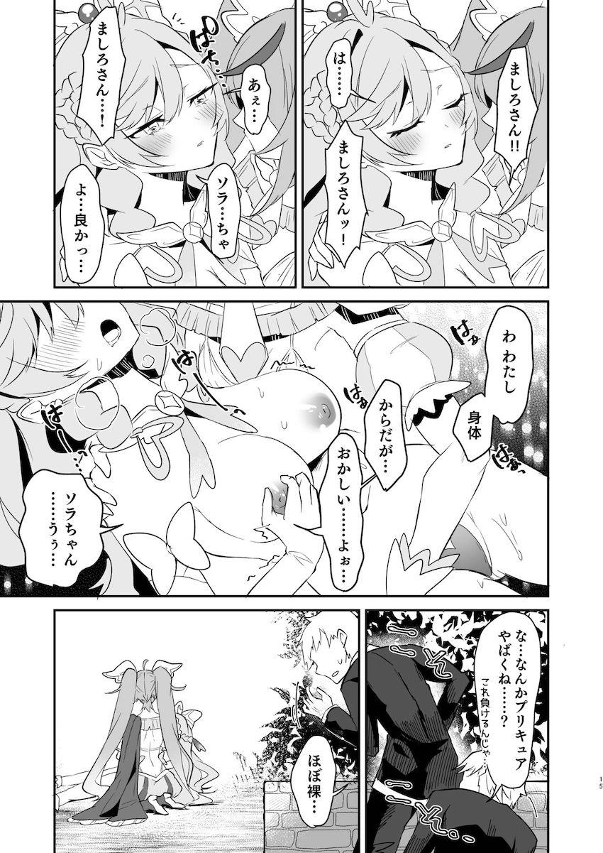 洗脳堕ちしたプリキュアが豚チンポおねだり中出しSEXしちゃう！ <> 014