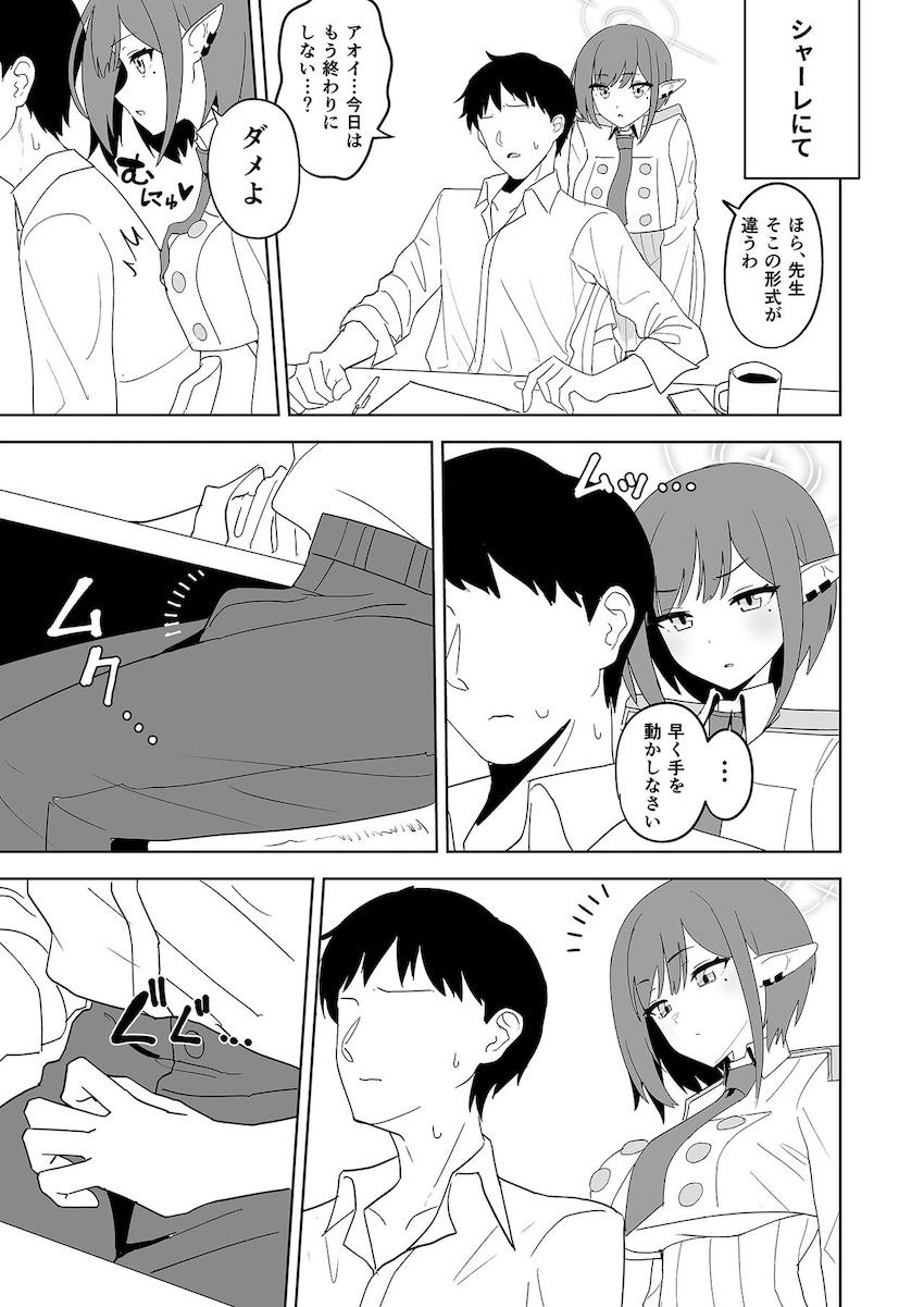 アオイに言葉責め手コキしてもらう本 <> 002