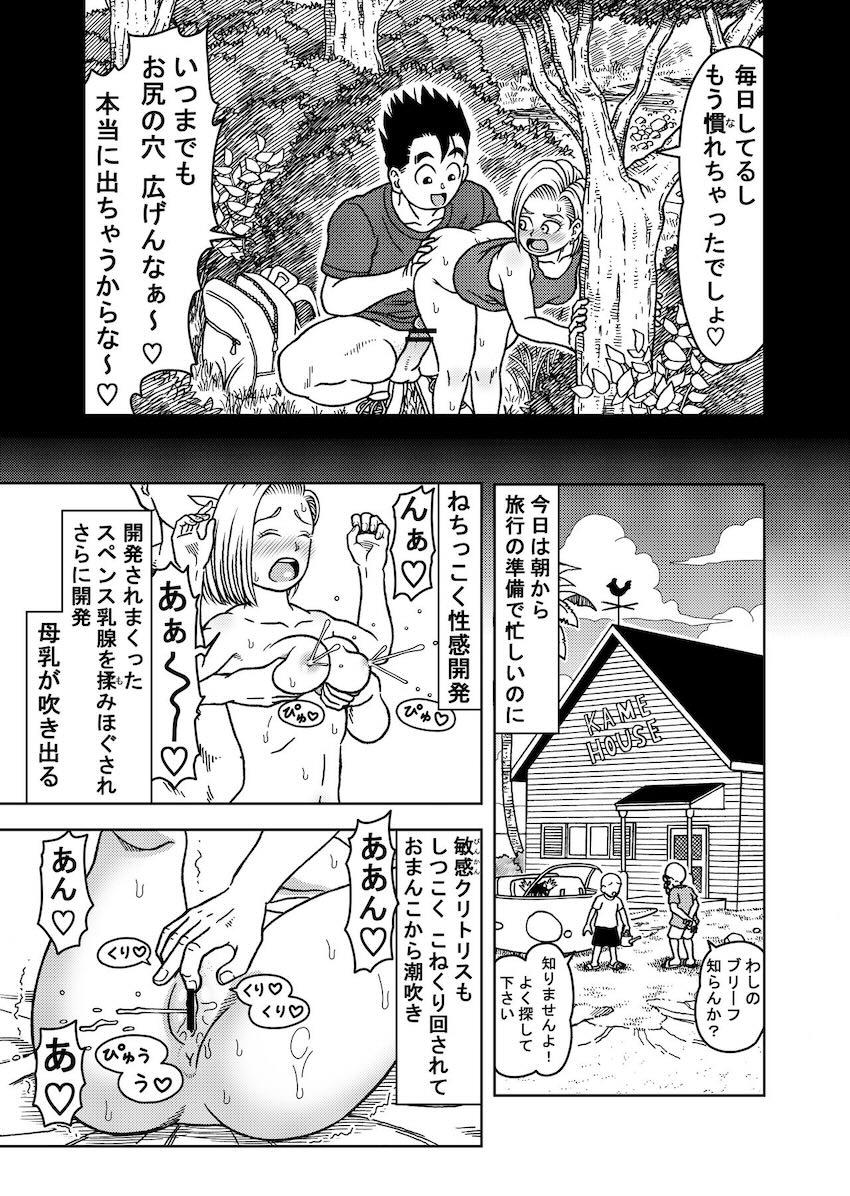 乳首もアナルも子宮もねちっこ開発されてイカされまくる18号！ <> 005