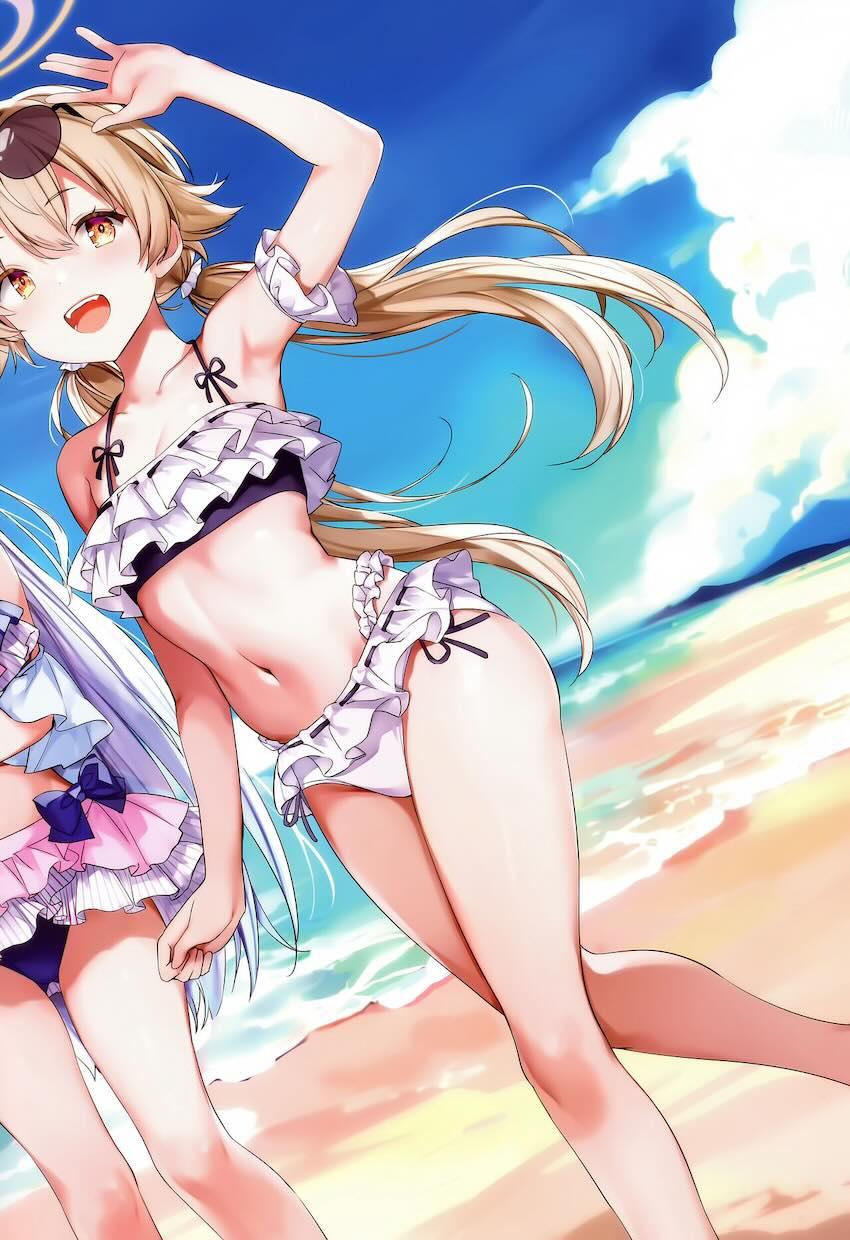 美少女生徒たちのバニコス姿がえっちなブルアカ美麗フルカラーイラスト集 <> 006