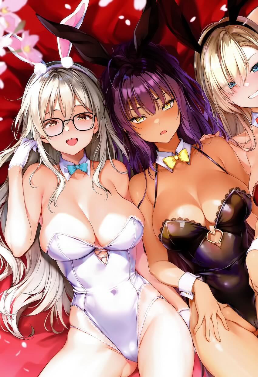 美少女生徒たちのバニコス姿がえっちなブルアカ美麗フルカラーイラスト集 <> 007
