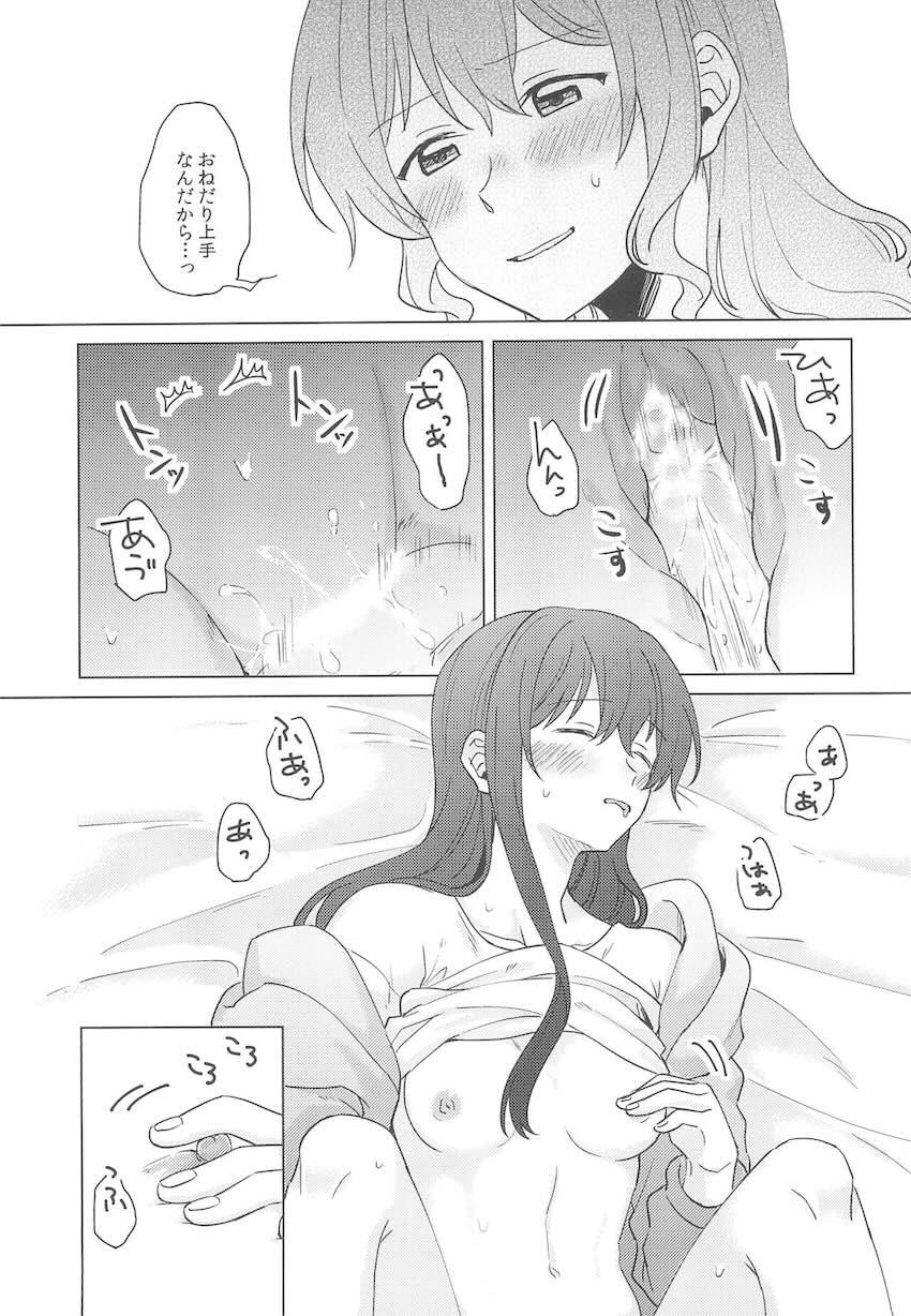 恋人になった沙綾とおたえの初えっち本 <> 040