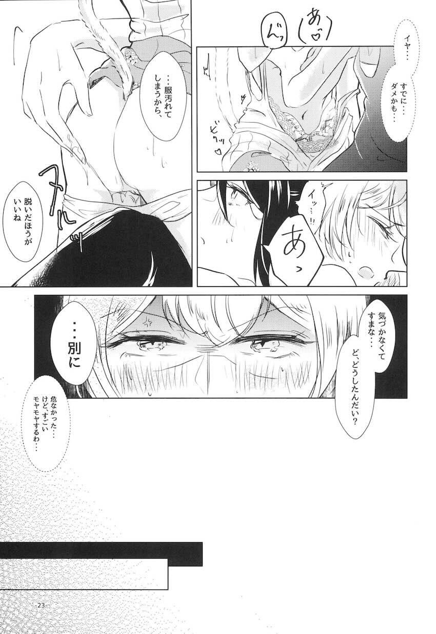 朝起きたら猫耳しっぽが生えてた千聖。自宅までやってきた恋人の薫と…。 <> 022