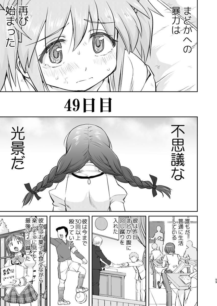 頭がおかしくなっちゃったクズ女教師に地下室に監禁され鬼畜虐待を受ける鹿目まどか <> 059