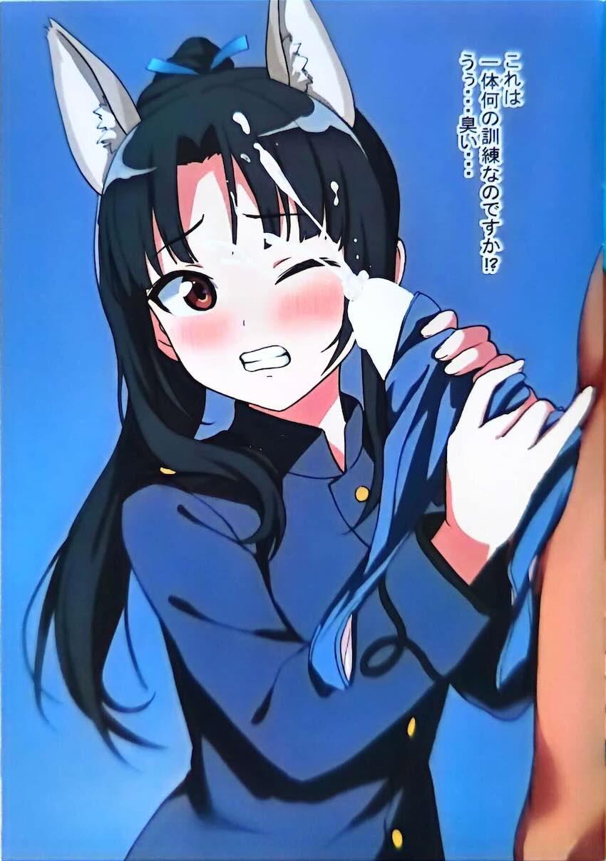 ケモミミ娘たちの手コキ顔射イラスト集 <> 004