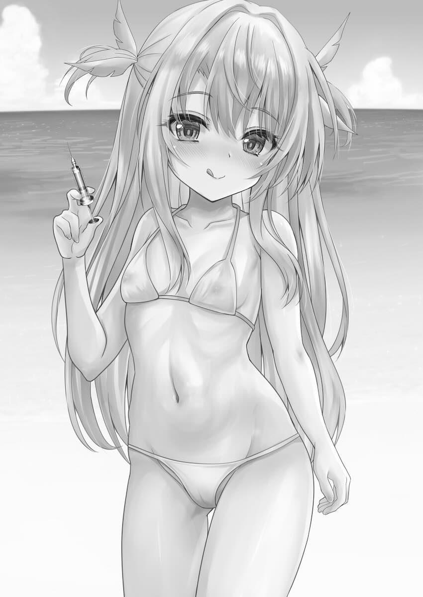 無人島のビーチでイリヤとイチャラブ青姦セックス <> 019