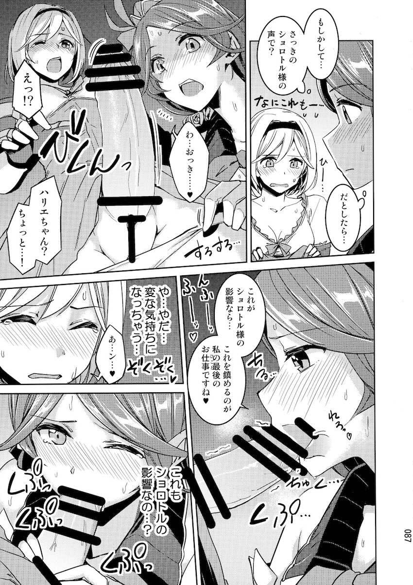 描き下ろし含むヘルエスとのイチャラブセックス三本立て総集本☆その他コピー本や寄稿作品も収録。 <> 086