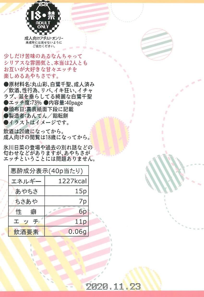 丸山彩と白鷺千聖が酔った勢いで初エッチ <> 035