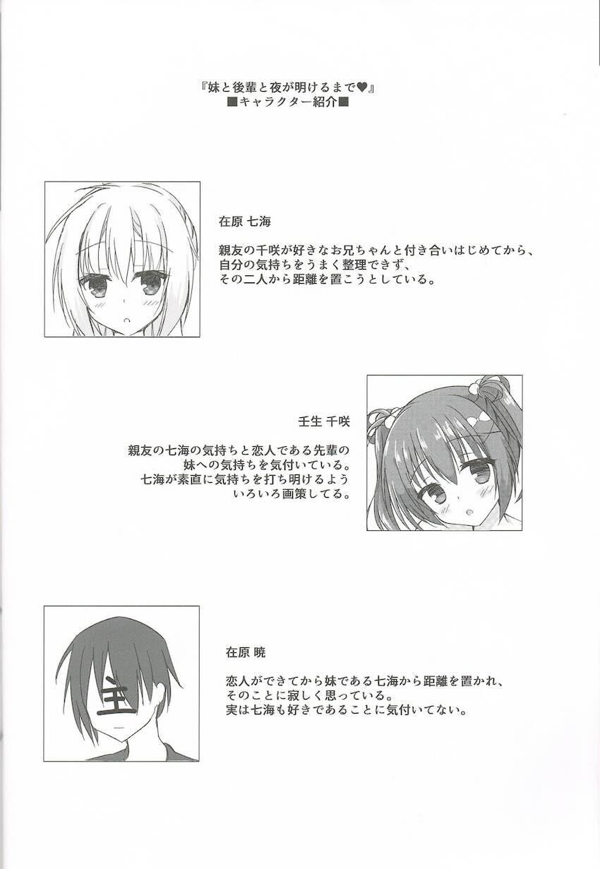 後輩JK彼女と妹と3Pセックス <> 003